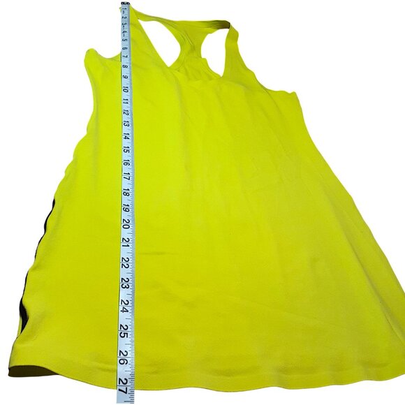 Lululemon Cool Racerback Split Pea Yellow Special Edition Bonded Tank Top - Picture 6 of 8